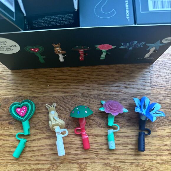 x5 Starbucks Straw Stopper Limited Edition! - Picture 2 of 10